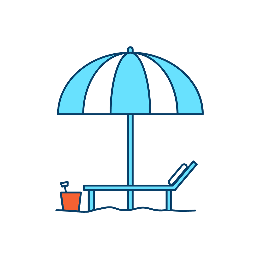 Beach umbrella